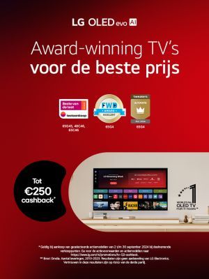 LG TV OLED: Tot €250 cashback